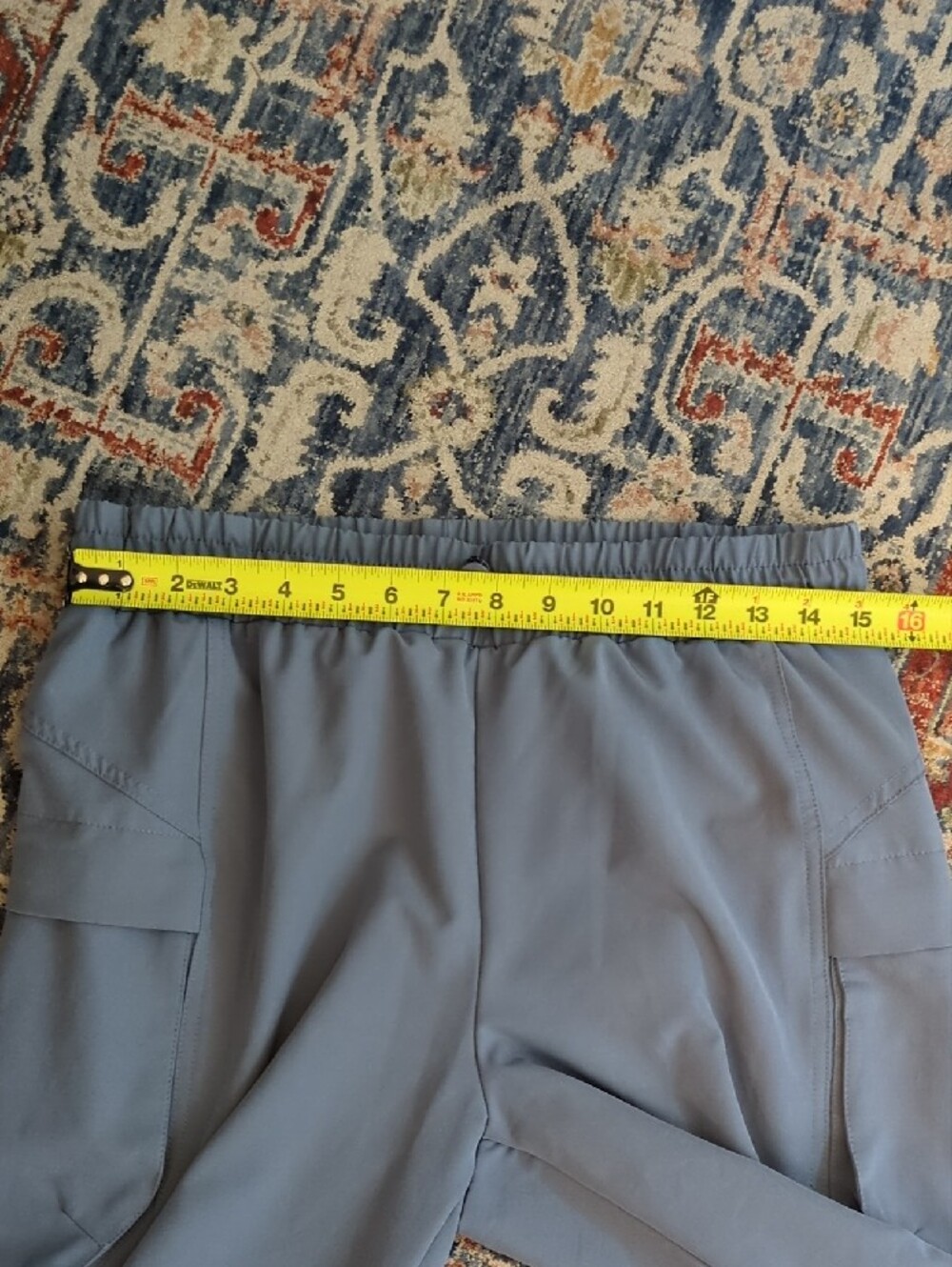 Avalanche Women Hiking Cargo Joggers - Slate Blue Medium - Picture 7 of 8